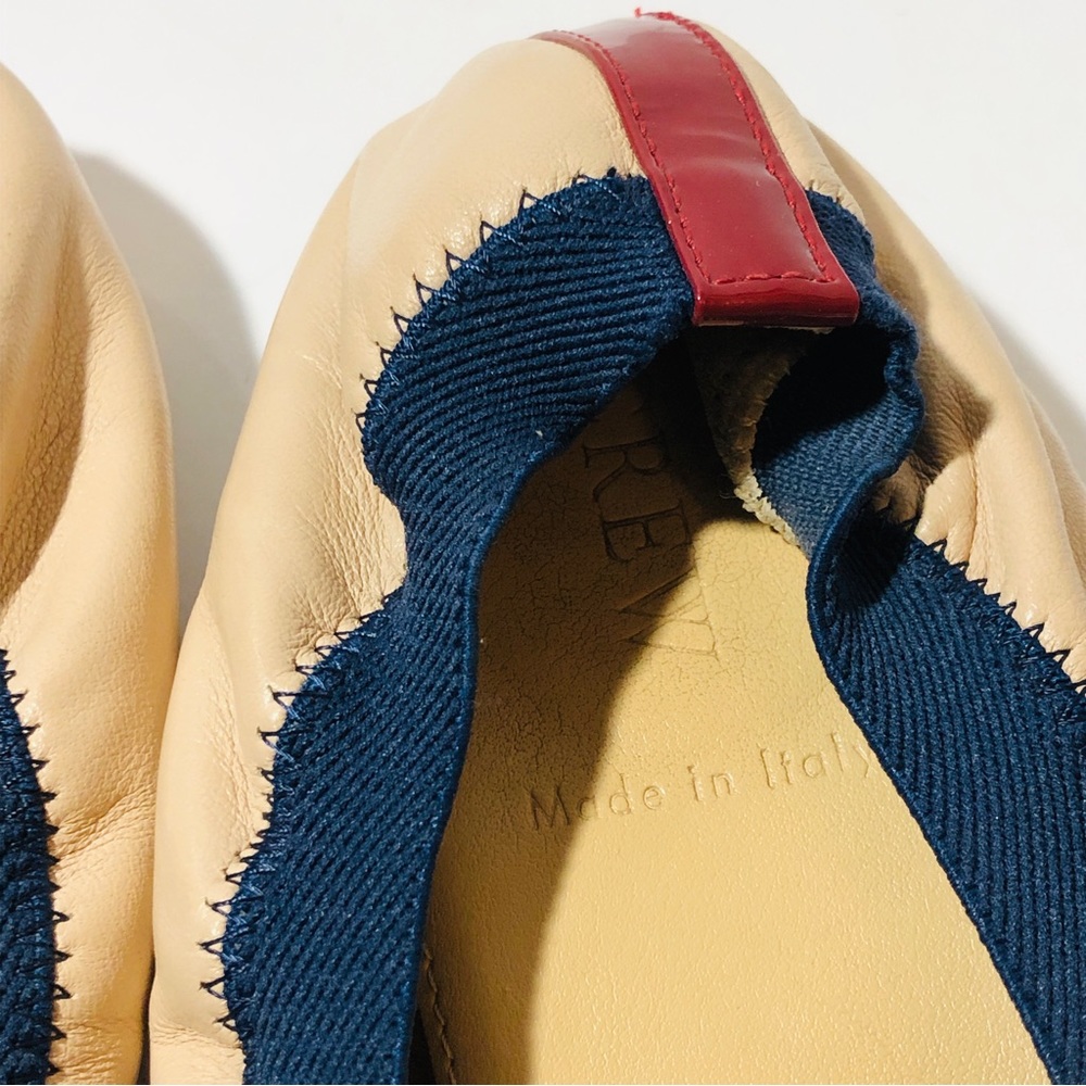 J Crew Mika Leather Ballet Flats Size 8.5 - Picture 5 of 7